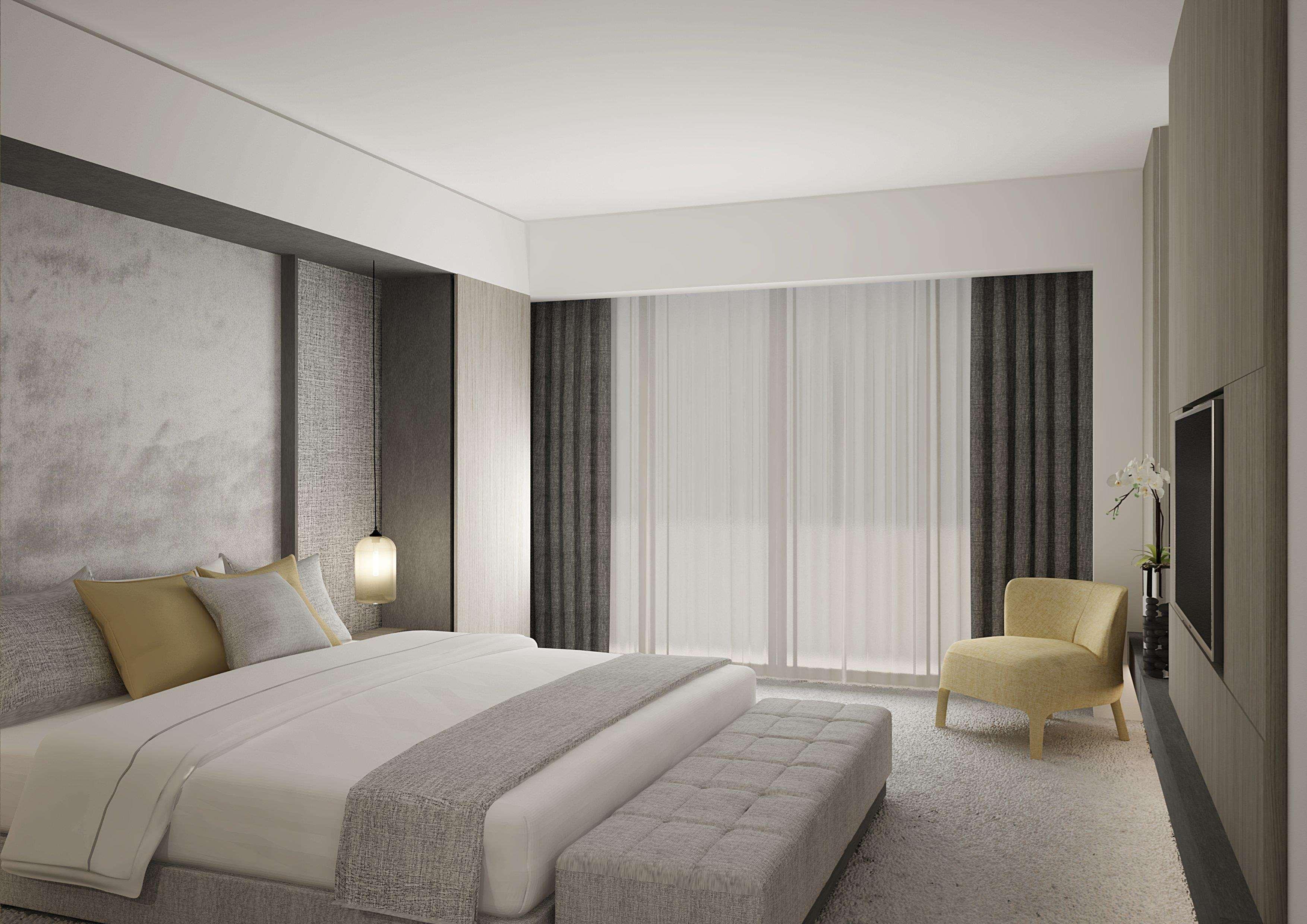 Njv Athens Plaza Hotel Bagian luar foto A bedroom